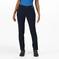 Pantaloni da escursionismo con zip donna Regatta Mountain