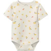 Body t-shirt met all-over print en drukknoopjes voor baby's s.Oliver
