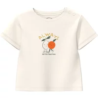 T-shirt met print aan de voorkant en drukknoopjes aan de zijkanten voor baby s.Oliver