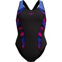 Badeanzug, Damen Speedo End+ Placem Laneback