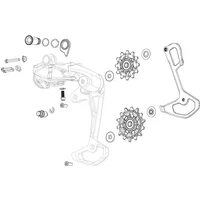kit de vis de dérailleur arrière Sram Force Wide Etap AXS