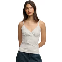 Damen V-Ausschnitt Tanktop Superdry Athletic Essentials