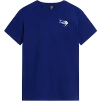 The North Face Piste Embroidered T Shirt Blue