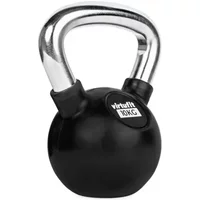 Kettlebell caoutchouc/chrome VirtuFit