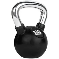 Kettlebell de caucho/cromo VirtuFit
