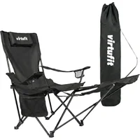 Silla plegable con reposapies VirtuFit
