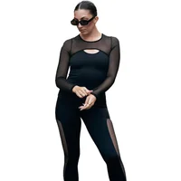 Body mit langen Ärmeln, Damen Wallderinska Edge