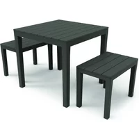 Tuinset tafel met 2 banken Wilsa Garden Papua