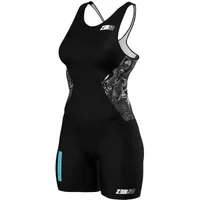 Korte trifunctionele jumpsuit voor dames Z3R0D Racer