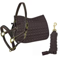 Horse Headcollar and Lead Rope Set with Dressage Saddle Pad Zaldi Maillard