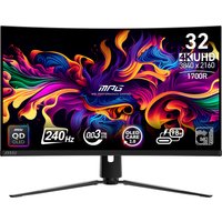 MSI MPG 321CURX QD-LED 32" Curved QD-OLED UHD 4K 240Hz 0.03ms Height Adjustable Gaming Monitor