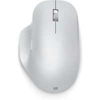 Microsoft Bluetooth Ergonomic Wireless Mouse - White | Long Battery Life & Effortless Precision Trackpad