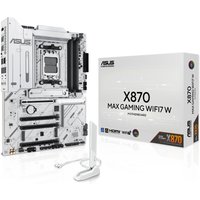 ASUS X870 MAX GAMING WIFI7 W Motherboard - AMD Ryzen 9000 Series - AI Cooling II - DDR5 Support - Up to 128 Gbps M.2 Slots