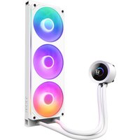 NZXT Kraken Plus 360mm ARGB Intel/AMD AIO CPU Liquid Cooler w/ 1.54" LCD - White