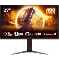 AOC G4 Q27G4ZD 27" Fast IPS Quad HD 240Hz 0.3ms G-Sync compatible Height Adjustable Gaming Monitor