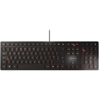 Cherry KC 6000 Slim Ultra Flat USB Wired Keyboard - Black