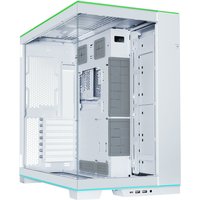Lian Li O11 Dynamic EVO RGB Tempered Glass Mid Tower Gaming PC Case - White
