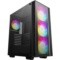 DeepCool Matrexx 55 V4 C Mid Tower ATX Case w/ ARGB Fans, Tempered Glass, 360mm Radiator Support