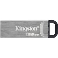 Kingston Kyson 128GB USB 3.2 Gen 1 Flash Drive - Up to 200MB/s Read | Durable Metal | Capless Design | 5-Year Warranty