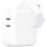 Apple 35W Dual USB-C Power Adapter - 2 Ports, Fast Charging, MacBook Air Compatible