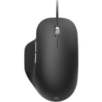 Microsoft RJG-000-ERGO-BLACK Right-Hand Ergonomic USB Wired Laser Mouse - Black
