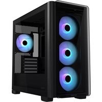 ASUS A23 PLUS RGB Tempered Glass Micro ATX Gaming Case - Black & White Options, 360mm Radiator Support