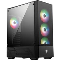 MSI MAG FORGE 112R Tempered Glass Mid Tower ATX Gaming PC Case - Black
