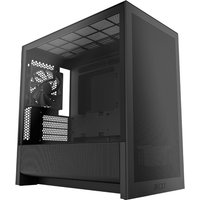 NZXT H3 Flow Tempered Glass Micro-ATX Gaming PC Case - Black
