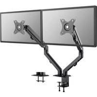 Neomounts FPMA-D650DBLACK 17-27" Coil Spring Full Motion Desk Mount Dual Monitor Arm - Black
