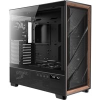 Antec Flux PRO Wood Tempered Glass Full Tower Gaming PC Case - Black