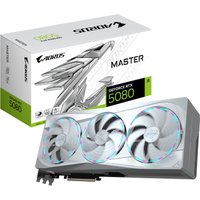 GIGABYTE GeForce RTX 5080 AORUS MASTER ICE 16GB Graphics Card - White