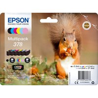 Epson 378 Claria Photo HD 6-Colour Ink Pack - Reduce Costs, High-Quality Prints, Optimised for Epson Printerscss