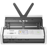 Brother ADS-1800W A4 Scanner - 20-sheet Feeder, Wireless & USB Connectivity, Portable Design