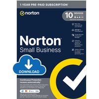 Norton Small Business 2.0 - 250GB, 1 User, 10 Devices, 1-Year Enrollment Digital Key
