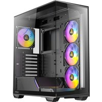 Antec C3 ARGB Tempered Glass Mid Tower Gaming PC Case - Black