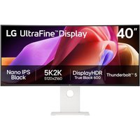 LG 40U990A-W 40" IPS Curved Ultrawide 5K2K Thunderbolt Height adjustable Monitor with Speakers