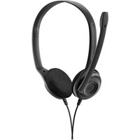 EPOS EDU 10 Wired Binaural Stereo Sound Lightweight Headset - 10pc Pack - Black