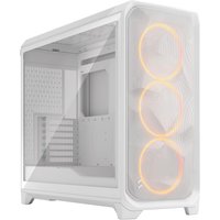 Boxcouk Fractal Design Meshify 3 XL Full Tower Gaming PC Case White RGB TG Clear Tint