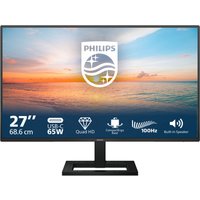 Philips 27E1N1600AE/00 27" Quad HD IPS 100Hz 4ms USB-C Height Adjustable Monitor with Speakers