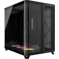Corsair Air 5400 RS-R ARGB Triple Chamber Mid-Tower Gaming PC Case - Black