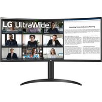 LG 34WR55QK-B 34" WQHD USB-C Curved Monitor with HDR10 & 99% sRGB