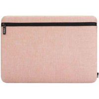 Incase Carry Zip Sleeve 15" Laptop Tablet Blush Pink Protection Dual-Weave Polyester INOM100677-BLP