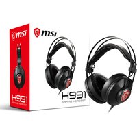 MSI H991 Over Ear Gaming Headset - Wired, Integrated Mic, Lightweight & Padded Comfort