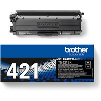 Brother TN421BK Black 3,000 Pages Yield Toner Cartridge – High-Quality, Genuine Brother, ISO/IEC19798 Compliance