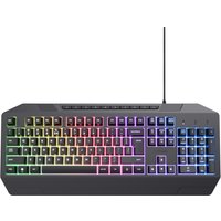 Trust GXT 836 Evocx Full-size Wired Illuminated Gaming Keyboard - Black