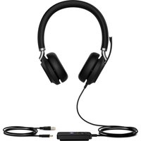 Yealink UH38 Dual UC Wired USB-A Headset - Black