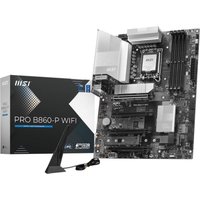 MSI PRO B860-P WIFI ATX DDR5 Intel LGA 1851 Motherboard – Ultra-Fast Wi-Fi 7, One-Click Overclocking, PCIe 5.0 M.2 Slots
