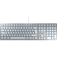 Cherry KC 6000 Ultra Flat USB Wired Keyboard for Mac - Silver