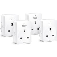 TAPO P110 4-Pack Wi-Fi Sockets | Smart Energy Monitoring & Control | Tapo App Compatibility | Voice Control & Safety Features