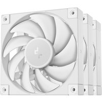 DeepCool FD12 120mm PWM PC Case Fan - White 3 Pack